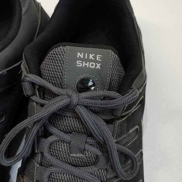 Nike Shox NZ Dark Gray 378341-059 NuBuck Upper Athletic Shoes Mens 12 Cushioned - Picture 9 of 11